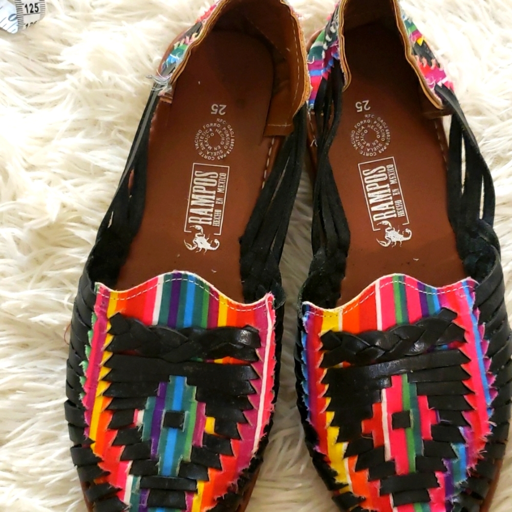 Zarape Huaraches Made in Mexico Size 8